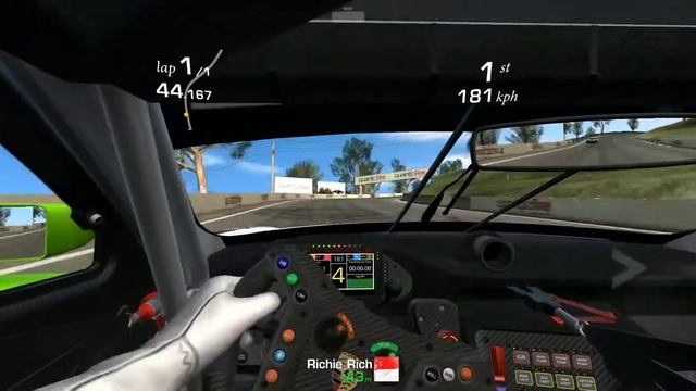 Porsche 911GT3 R onboard lap Mount panorama смотреть онлайн