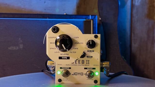 Joyo D-SEED II Dual Channel Digital Delay pedal demo смотреть онлайн