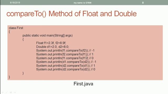 Wrapper Classes in Java | #57 | compareTo() Method of Various Wrapper Classes in Java смотреть онлайн