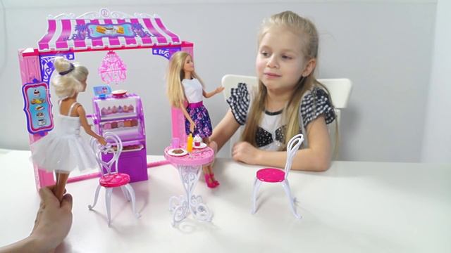 Барби кафе. Барби игры. Малинка тв смотреть онлайн