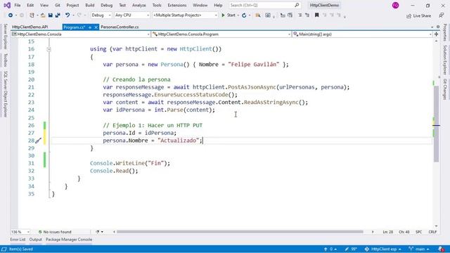 4 - Haciendo un HTTP PUT y HTTP DELETE | HttpClient C# смотреть онлайн