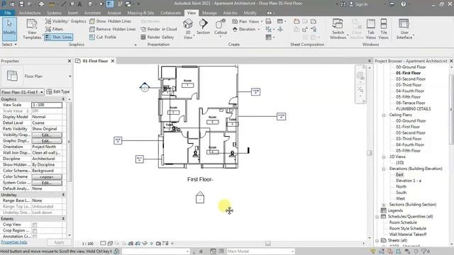 13.1 Creating Section and Elevation View - Revit MEP 2021- Hindi смотреть онлайн