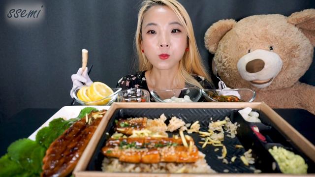 [Mukbang] Eel Grilled & Ginseng 💪장어먹방! 장어위에인삼 장어덮밥😍장어구이인삼먹방 Broiled Eels ชางงอกูอี Phát âm ASMR | 쎄