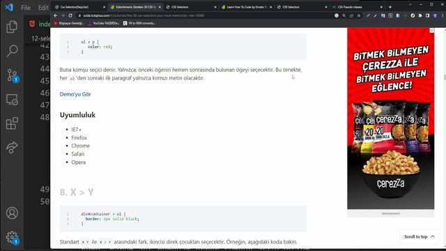 Css Selectors(Seçiciler) - Css Ders 12 смотреть онлайн