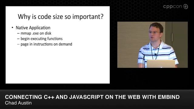 CppCon 2014: Chad Austin "Embind and Emscripten: Blending C++11, JavaScript, and the Web Browser" смотреть онлайн