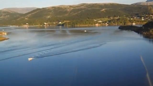 Driving over Saltstraumen-Norway / Проезд над Сальтстраумен-Норвегия смотреть онлайн