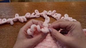 Сумочка из Ализе Пуффи.Вязаная сумка.