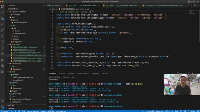 Rust 项目实操 - 从零开始构建预定系统（5）：使用 sqlx 构建 migration смотреть онлайн