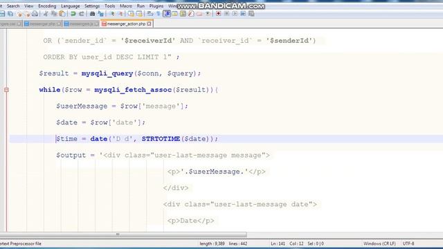 Messenger Chat Website Part-44: Users Last Seen Messages AJAX PHP MYSQLI. смотреть онлайн