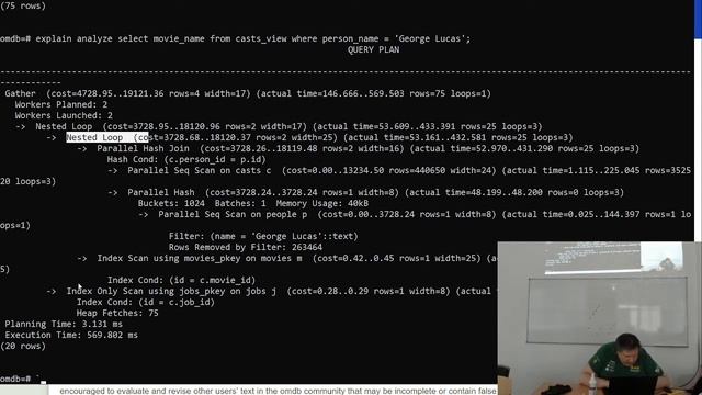 Базы данных. Оптимизация запросов, часть 2 смотреть онлайн
