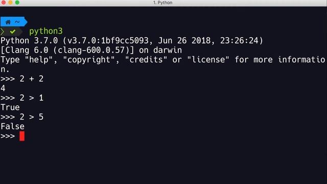 Interpréteur Python смотреть онлайн