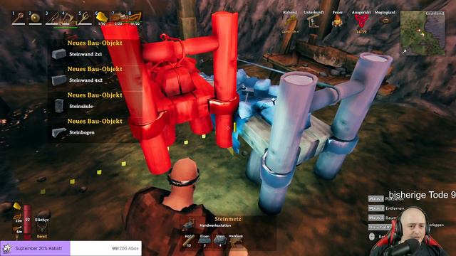 Valheim Live-LP (deutsch) Community-Projekt Stream vom 17.09.21 Part 2 von 14 смотреть онлайн