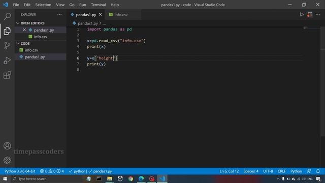 Python Pandas For ML Tutorial For Beginners ( With Notes ) ? | Pandas | Part - 1 смотреть онлайн
