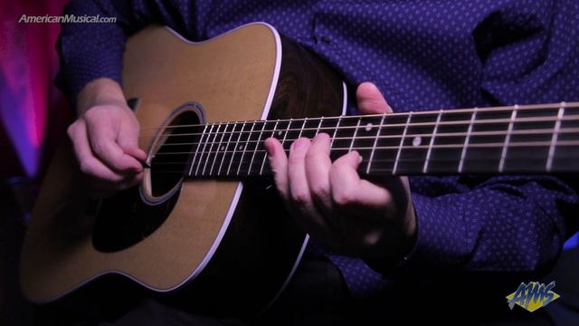 Martin D-13E Ziricote Acoustic Guitar - AmericanMusical.com смотреть онлайн