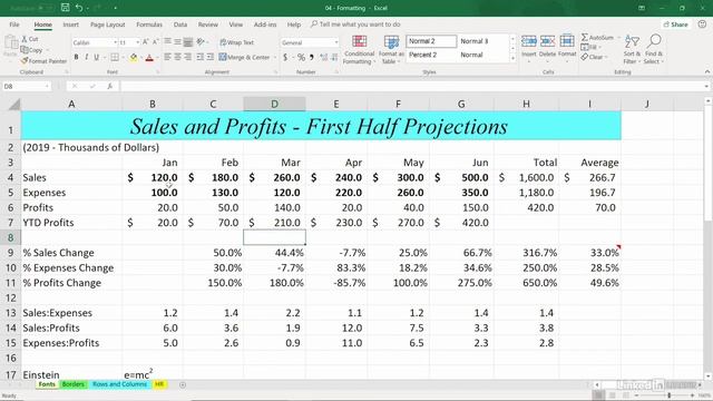 Exploring font styles and effects in Excel | Excel 365 смотреть онлайн