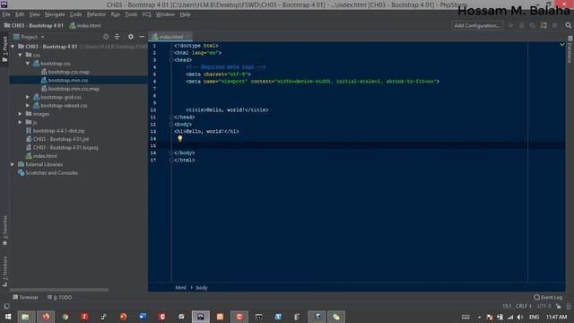 HMB | FSWD | CH03 | Bootstrap 4 01 смотреть онлайн