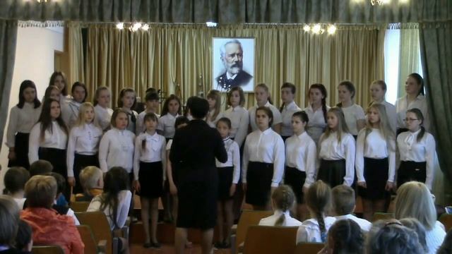 Власова А.Е., портфолио, выступление хора старших классов смотреть онлайн