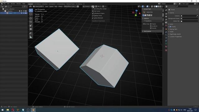 Blender 2.91. Интерфейс. смотреть онлайн