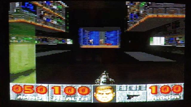 SNES Doom Gameplay on CRT monitor смотреть онлайн