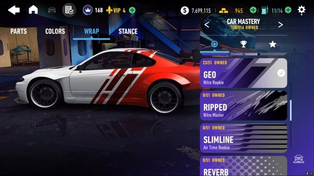 Need For Speed No Limits [แต่งรถ] - ขาวแดงแรงแน่นอน (Nissan Silvia S15 Spec-R)
