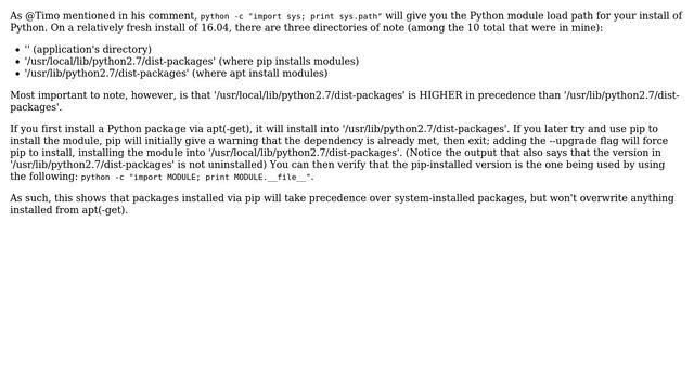 Ubuntu: Does pip overwrite packages installed by apt-get? (2 Solutions!!) смотреть онлайн