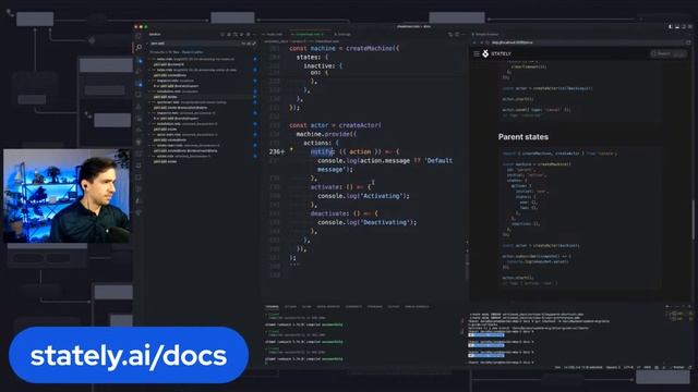 Stately Stream: Making an XState v5 cheatsheet смотреть онлайн