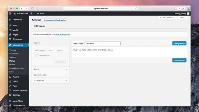Getting started - Create a navigation menu смотреть онлайн