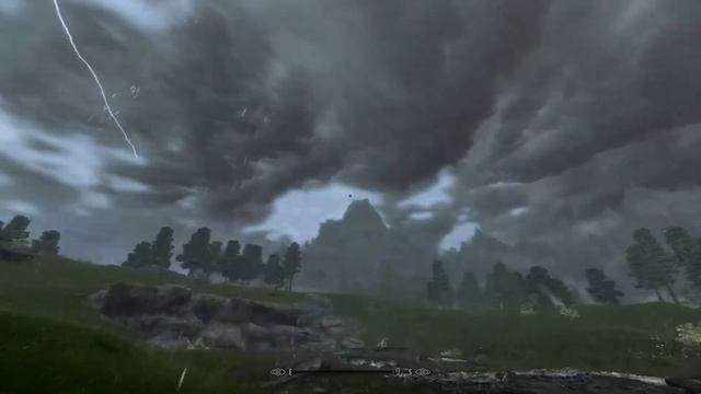 Skyrim Se:XboxOne:True Storms. (Dolomite Weathers ENB + Natural Clouds + Mintys Lightning)