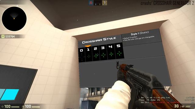 Как настроить прицел в CS:GO смотреть онлайн