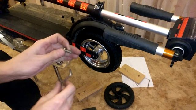 KUGOO S3 и подобных, надувное колесо, установка своими силами смотреть онлайн