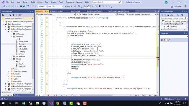 car parking system complete tutorial in C# step-by-step смотреть онлайн