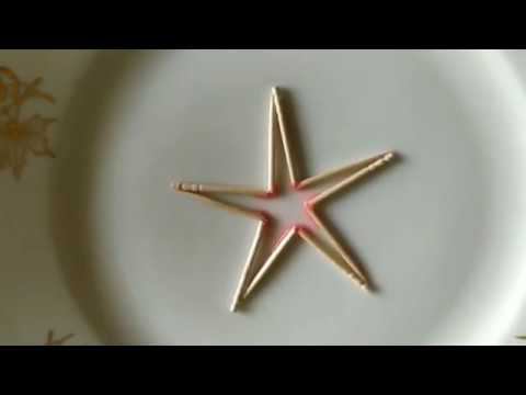 Звезда из зубочисток смотреть онлайн