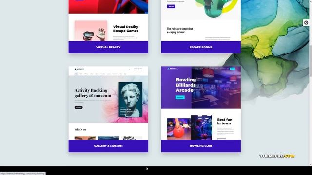Activity - Booking WordPress Theme gallery escape room Easy Create Website смотреть онлайн