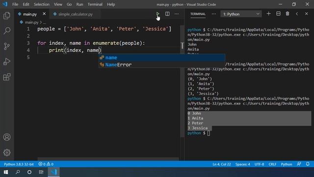 Learn Python - Iterating through Lists смотреть онлайн