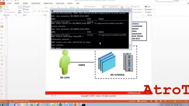 Oracle Schema and Users смотреть онлайн