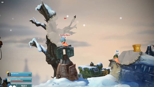 Worms W.M.D. - Gaming Pub Session - SteamDeck - Docked - 2023-04-25 17:56 Gameplay смотреть онлайн