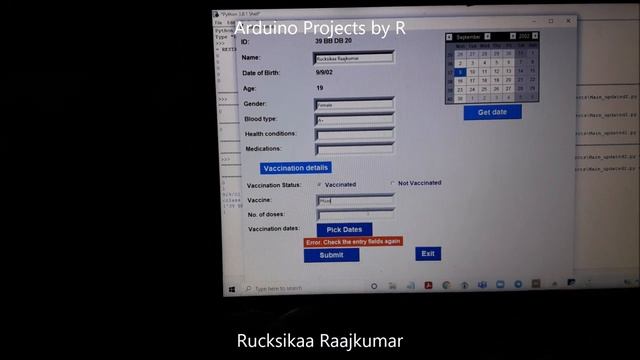 RFID Health Tag - Arduino and Python смотреть онлайн