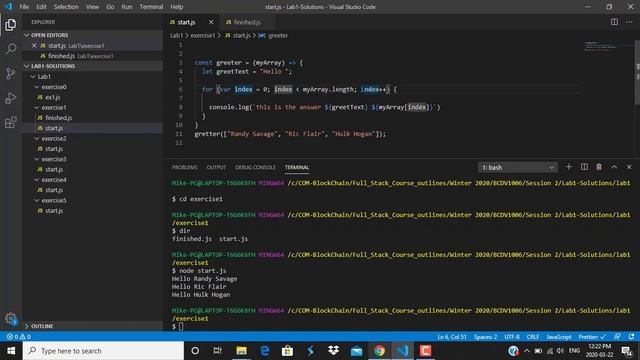 FullStack - ES6 Lab Solutions смотреть онлайн