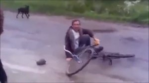 Смешные падения с велосипеда Подборка велофейлов