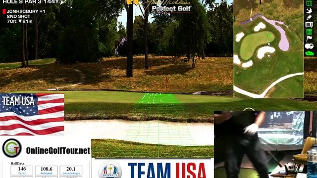 OGT-GC2-JNPG- Simulation Golf-Rd 1 (WEB) Merion Masters -The BEST Online Golf Tour смотреть онлайн