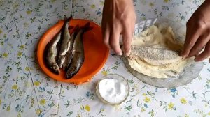 Хариус Жареный на сковородке в манке с хрустящей корочкой