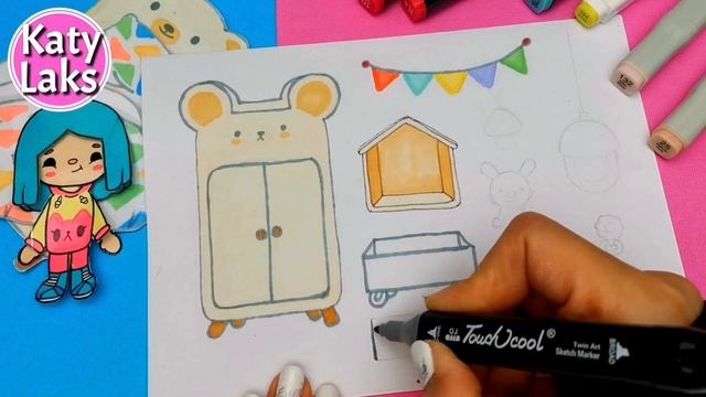 ?Toca Boca paper House/Toca boca/Room Toca Boca смотреть онлайн