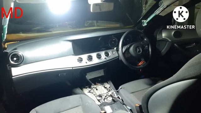 Mercedes-Benz E200 NBK 2018 Open Dashboard Replace A/C Evaporator