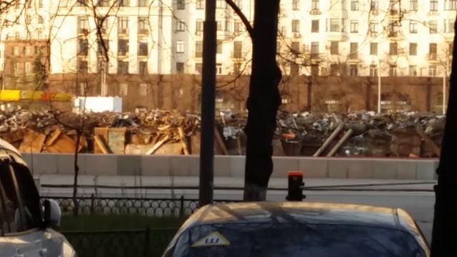Космодаминская набережная. Москва. Вывоз мусора смотреть онлайн