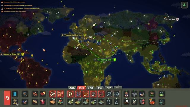 Я заселил расы по всему миру в ПОЛНОЙ ТЕМНОТЕ и заставил сражаться! | WorldBox | смотреть онлайн