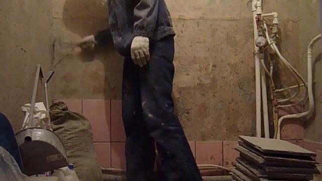 Ремонт в ванной: снимаем плитку с непрочной штукатурки [requiem for the tiles] смотреть онлайн