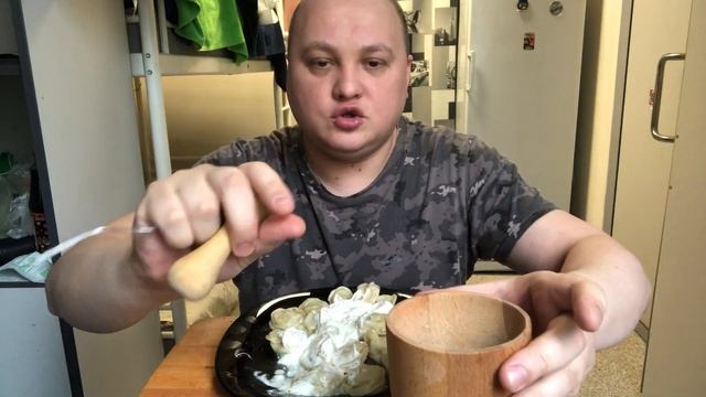 ПЕЛЬМЕНИ dumplings MUKBANG