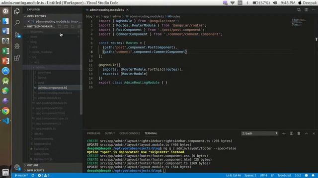 How to create blog post app in angular 7 (Part -2 ) смотреть онлайн