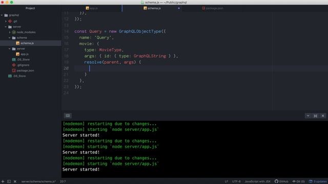 GraphQL #2 Схема и корневой запрос (GraphQL Schema & Root Query) смотреть онлайн