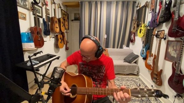 Seagull-Entourage Rustic Acoustic Guitar. Демо одной из моих акустических гитар заодно и поиграл.